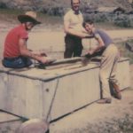 Neil Richard (Rick) Peterson, his brother and his son mining for gold