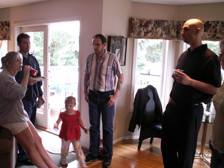 Neil Richard (Rick) Peterson and family at reunion