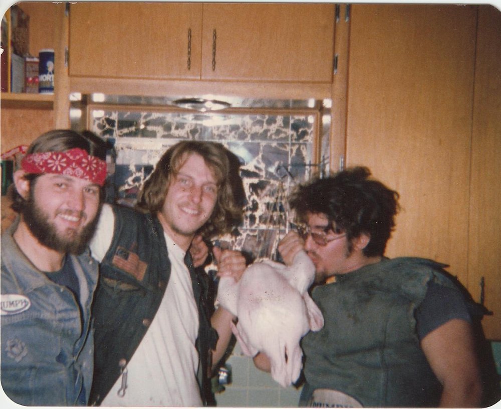 Neil Richard (Rick) Peterson and friends, mid-70's